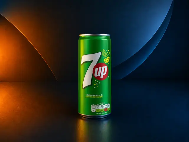 Canette de 7up fraîche livrée avec le tiramisu de nuit